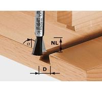 Fraise à queues d'aronde HW S8 D14.3/NL13.5/15° FESTOOL VS600 490990