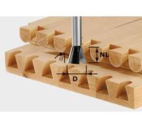 Fraise à queues d'aronde HW S8 D14.3/NL16/10° FESTOOL VS600 491164