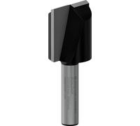 Bosch 1x Fraise à rainurer droite PRO, deux goujures (pour Bois résineux, Bois dur, Ø 22 mm, Professional Accessoire Défonceuse manuelle, Fraise à araser)