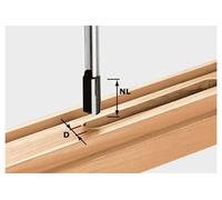 Fraise à rainurer avec queue de 12 mm HW S12 D12/40 - 491087