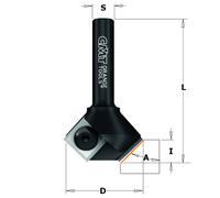 CMT Orange Tools - Fraise 658.045.11 pour arrondir des lames réversibles s=8 45° z2 DX
