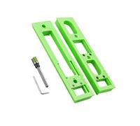 Fraise à rainurer de précision - Modèles de défonceuse à charnière dissimulée - Outil d'installation rapide - Guide de gabarit de charnière dissimulée