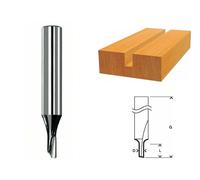 Fraise À Rainurer Droit Un Tranchant Ø 8 L 51 Mm Bosch 2608628376