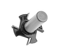 Fraise à rainurer en T à quatre lames, tige de 1/2 po, 12 mm, 12,7 mm, for jointure, rainurage, fraise à hauteur réglable, travail du bois(12X36.7X6mm)