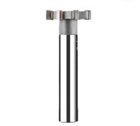 Fraise à rainurer en T alliage YG8, 1 pièce, acier tungstène, métal forme de for fraise CNC carbure type(25x8H)