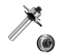 Fraise à rainurer en T avec roulement, 2 cannelures HSS pour rainurer les joints de biscuits dans le travail du bois 8 mm