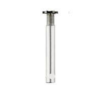 Fraise à rainurer en T en alliage, tige droite en acier au tungstène, for rainures de clavette en métal dur, outil de fraisage for rainures de clavette en métal(4mm,30Dx16dx90L)