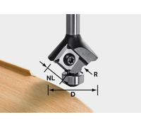 Festool Plaquettes réversibles pour fraise à moulurer S8 HW R1,5 D28 KL12,7 OFK Quantité:1