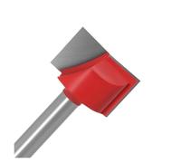 Fraise à rainurer Fraise à bois en carbure massif, nettoyage de tige 6/8mm, mèche routeur gravure fond, outil travail du , fraise bout 10/22/28/32mm(8X25mm)