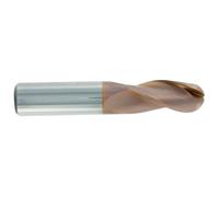 Fraise à rainurer hémisphérique carbure -Revêtue HARDCUT -Z3 -e8 -Hél. 30° / Ø: 14 0 TIVOLY - 82362611400