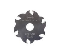 Fraise à rainurer LAMELLO pour Classic X HW (carbure), Ø100×4×Ø22 mm, Z6 dents alternées - 132106