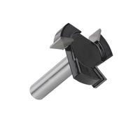 Fraise à surfacer CNC for planches à profiler, queue de 1/4 pouce et 1/2 pouce, fraise à aplanir for planches, fraise à raboter for bois(16mm)