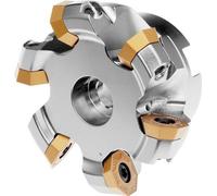 Fraise à surfacer ISO 63A06R-S45OE06Z-C D.22mm rotation à droite D.73mm de coupe PRAMET