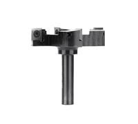 Fraise à surfacer queue de 12,7 mm, 2/3/4 dents, insert en carbure for raboteuse bois Travail du bois(76x75Lx4T)
