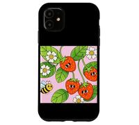 Fraise Abeilles Fleurs Jardin Sweet Berry Esthétique Coque pour iPhone 11