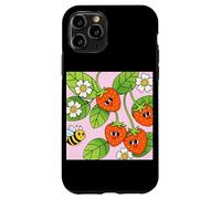 Fraise Abeilles Fleurs Jardin Sweet Berry Esthétique Coque pour iPhone 11 Pro