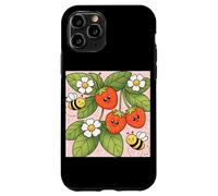 Fraise Abeilles Fleurs Jardin Sweet Berry Esthétique Coque pour iPhone 11 Pro