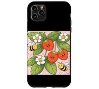 Fraise Abeilles Fleurs Jardin Sweet Berry Esthétique Coque pour iPhone 11 Pro Max