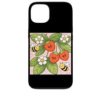 Fraise Abeilles Fleurs Jardin Sweet Berry Esthétique Coque pour iPhone 13