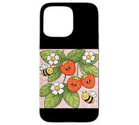 Fraise Abeilles Fleurs Jardin Sweet Berry Esthétique Coque pour iPhone 15 Pro Max