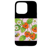 Fraise Abeilles Fleurs Jardin Sweet Berry Esthétique Coque pour iPhone 15 Pro Max