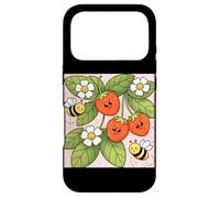 Fraise Abeilles Fleurs Jardin Sweet Berry Esthétique Coque pour iPhone 17 Pro