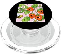 Fraise Abeilles Fleurs Jardin Sweet Berry Esthétique PopSockets PopGrip pour MagSafe