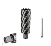 Fraise annulaire HSS 25 50 75 mm, foret à carotter 12-60 mm, tige Weldon 3/4", foret creux. Scie cloche haute vitesse for outils métalliques.(Cutting depth 75mm,Diameter 39mm)