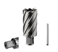 Fraise annulaire HSS 25 50 75 mm, foret à carotter 12-60 mm, tige Weldon 3/4", foret creux. Scie cloche haute vitesse for outils métalliques.(Cutting depth 50mm,Diameter 39mm)
