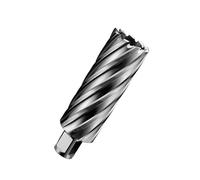 Fraise annulaire HSS Coupeur annulaire HSS-E 18-60mm x 75mm avec foret creux HSS 3/4 "(19.05mm) 3" scie cloche métallique 22 * 75mm + broche(32x75mm)