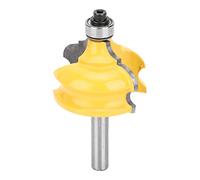 Fraise architecturale à tige de 8 mm, fraise à bois avec lame en alliage YG6, mèche de routeur de haute précision pour la modélisation de lignes d'armoires, revêtement durable et