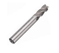 Fraise BE-TOOL 10 mm de diamètre HSS CNC 4 cannelures à tige droite à bout carré pour cuivre, aluminium, acier, fonte, etc.
