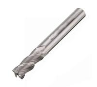 Fraise BE-TOOL 3-12 mm de diamètre HSS CNC 4 cannelures à tige droite à bout carré pour cuivre, aluminium, acier, fonte, etc.