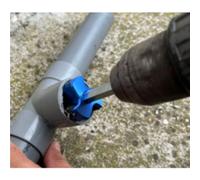Fraise carbure extracteur ébavureuse de tube PVC 100 TIVOLY - 10333241000