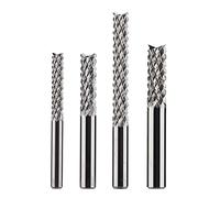 Fraise Carrée En Carbure Fraise En Carbure Monobloc Fraise À Maïs Fraise 3.1 Mm, 4 Mm, 6 Mm, 8 Mm Fraise En Bout De Carte PCB CNC Outils De Fraisage De Coupe Bits De Gravure Foret De Sculpture