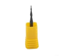 Fraise conique à bec sphérique avec revêtement TiAlN Tige de 0,25 cm en carbure CNC Fraise pour fraisage en acier allié HRC55 2 cannelures Rayon 0,25 mm
