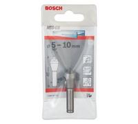 Fraise conique à lamer à trou tranversal HSS-E à queue cylindrique chanfrein de 5 à 10mm Longueur 48mm BOSCH 2608597512