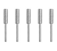 Fraise cylindrique revêtue 4 mm, 4,8 mm, 5,5 mm, pierre d'affûtage for tronçonneuse, pièces externes (ensemble de 3 pièces dorées, 2 (4 mm)) (ensemble de 5 pièces argentées, 3 (5,5 mm))