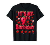 Fraise d'anniversaire pour fille 9 ans T-Shirt