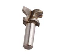 Fraise de gravure à double arc, mèche de nettoyage de tige de 1/2 po pour le travail du bois, alliage d'acier au tungstène avec revêtement PTFE, profondeur réglable pour des