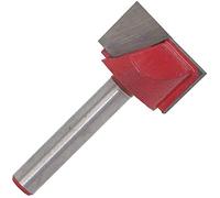 Fraise de nettoyage de fond MASO 6mm x 30 mm - Tige droite - Fraise à rainurer CNC - Fraise à fraiser - Outil de travail du bois - Pour fente, coupe