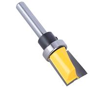 Fraise de nettoyage de mèche inférieure en carbure cémenté, coupe-bois, outil de coupe à double lame haute résistance pour les projets de menuiserie 6x5/8x20,5 mm