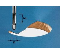 Fraise de perçage HW avec queue de 8mm FESTOOL HW S8 D8/19 - 491037
