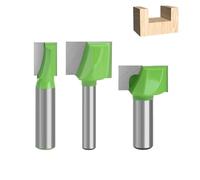 Fraise de routeur Fraise en carbure de tungstène for le travail du bois, tige de 6.35mm, nettoyage du fond, mèche de routeur 1/4 CNC, fraise for le bois(12.7X27X20)