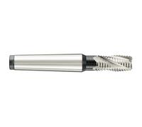 Fraise d'ébauche HSS-E8 -DIN845BK -Z4-6 -Hél.25° -Cône morse / Ø: 28 TIVOLY - 803680132800