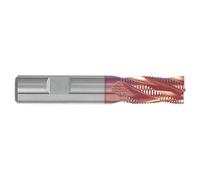 Fraise d'ébauche HSS-E8 -Revêtue HIGHCUT -DIN844BK -Z4-6 -Hél.30° -Normale / Ø: 20 4 TIVOLY - 80363512000