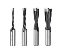 Fraise Defonceuse Mèches Forstner en carbure à 2 cannelures, coupe-trou for le bois Rotation droite de 4.5 8mm, longueur totale 70mm, mèche routeur(5x70R)