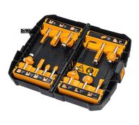 DEWALT Coffret 12 fraises de défonçeuse Ø8mm - DT90016