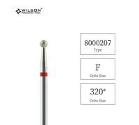 Fraise Diamant En Forme De Boule Avec Base En Carbure De Tungst?Ne Hp - Type 1pc D2.5mm F320