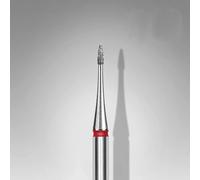 Fraise diamant "Flamme mini" FA12R010/3 Diamètre 1,0 mm Fine (Rouge)